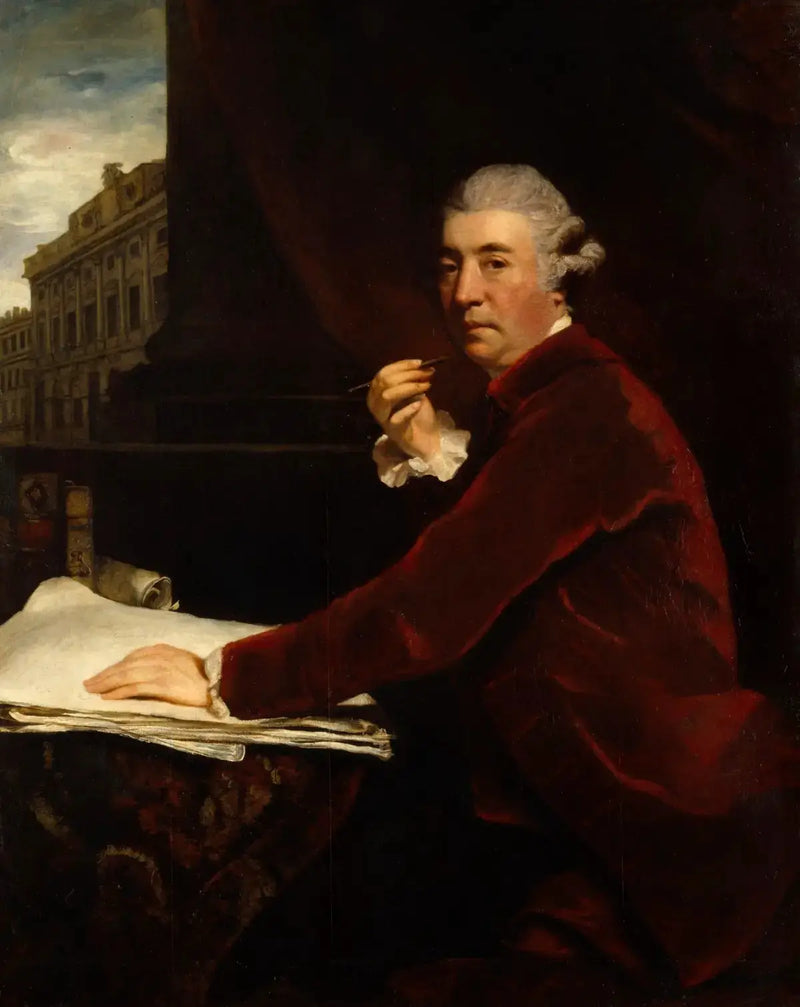 Sir William Chambers Portresi - Joshua Reynolds