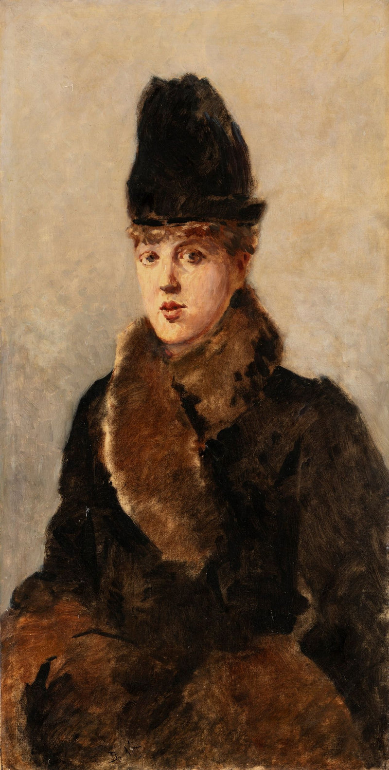 Bir Parisli Kadının Portresi - Giuseppe De Nittis