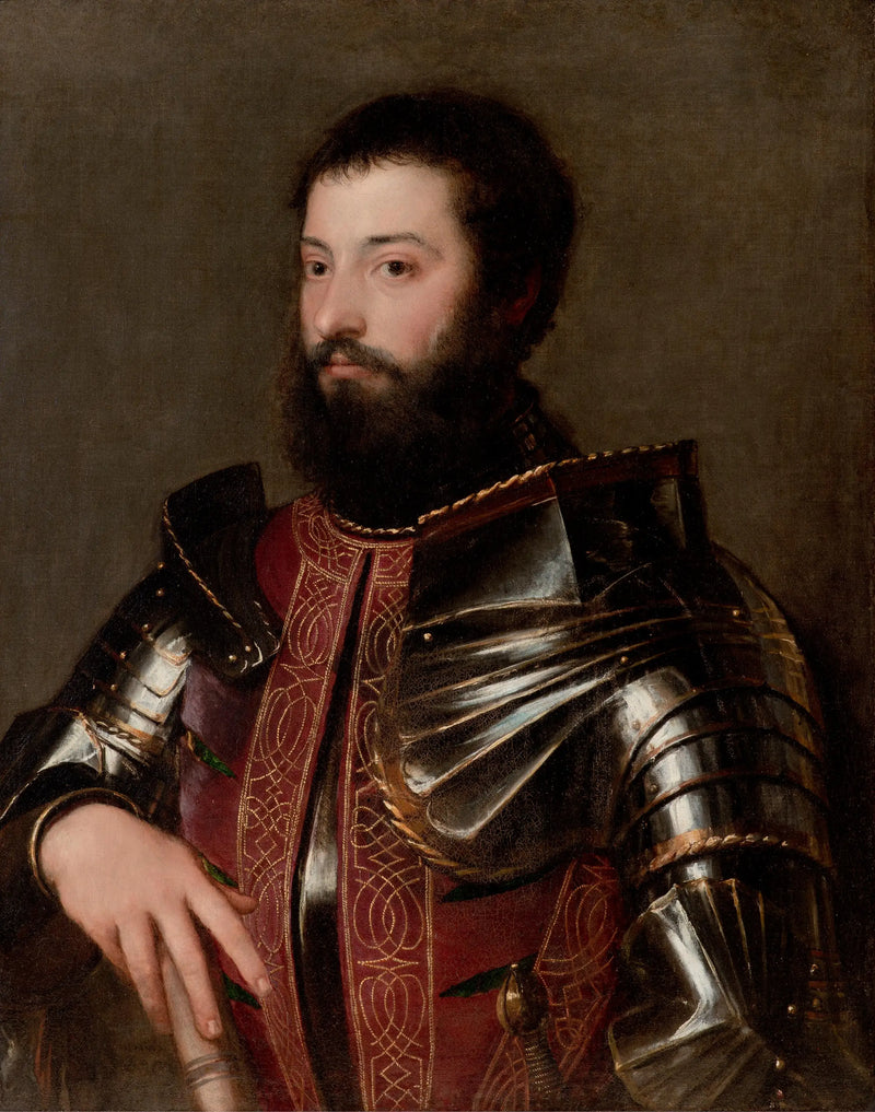 Zırh içinde adam portresi - Titian