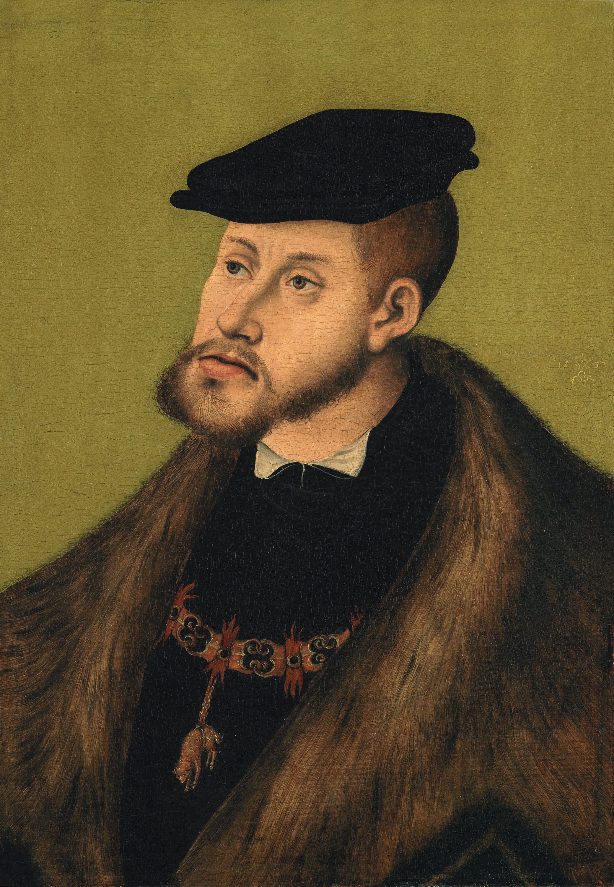 Portrait de l'empereur Charles V. - Lucas Cranach the Elder