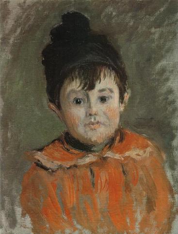 "Ponponlu şapkalı Michel Monet'nin Portresi" – Claude Monet (yaklaşık 1880)