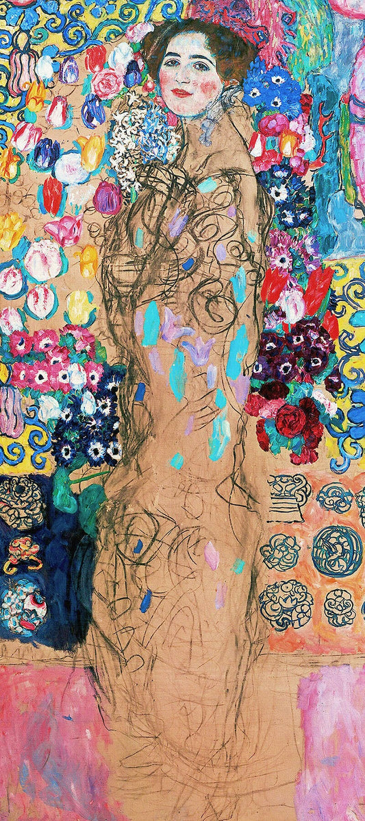 🌸🎨 Maria Munk Portresi (tamamlanmamış) – Gustav Klimt (1917–1918 civarı)