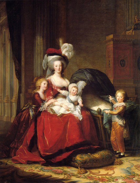 Portrait de Marie-Antoinette avec ses enfants – Élisabeth Louise Vigée Le Brun (1787)