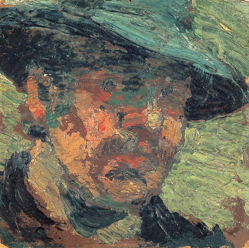 Portret van een man met hoed - Theo van Doesburg
