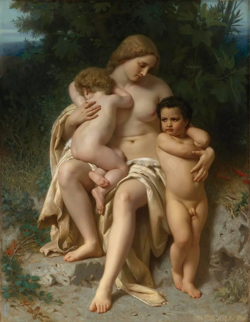 İlk anlaşmazlık - Bouguereau
