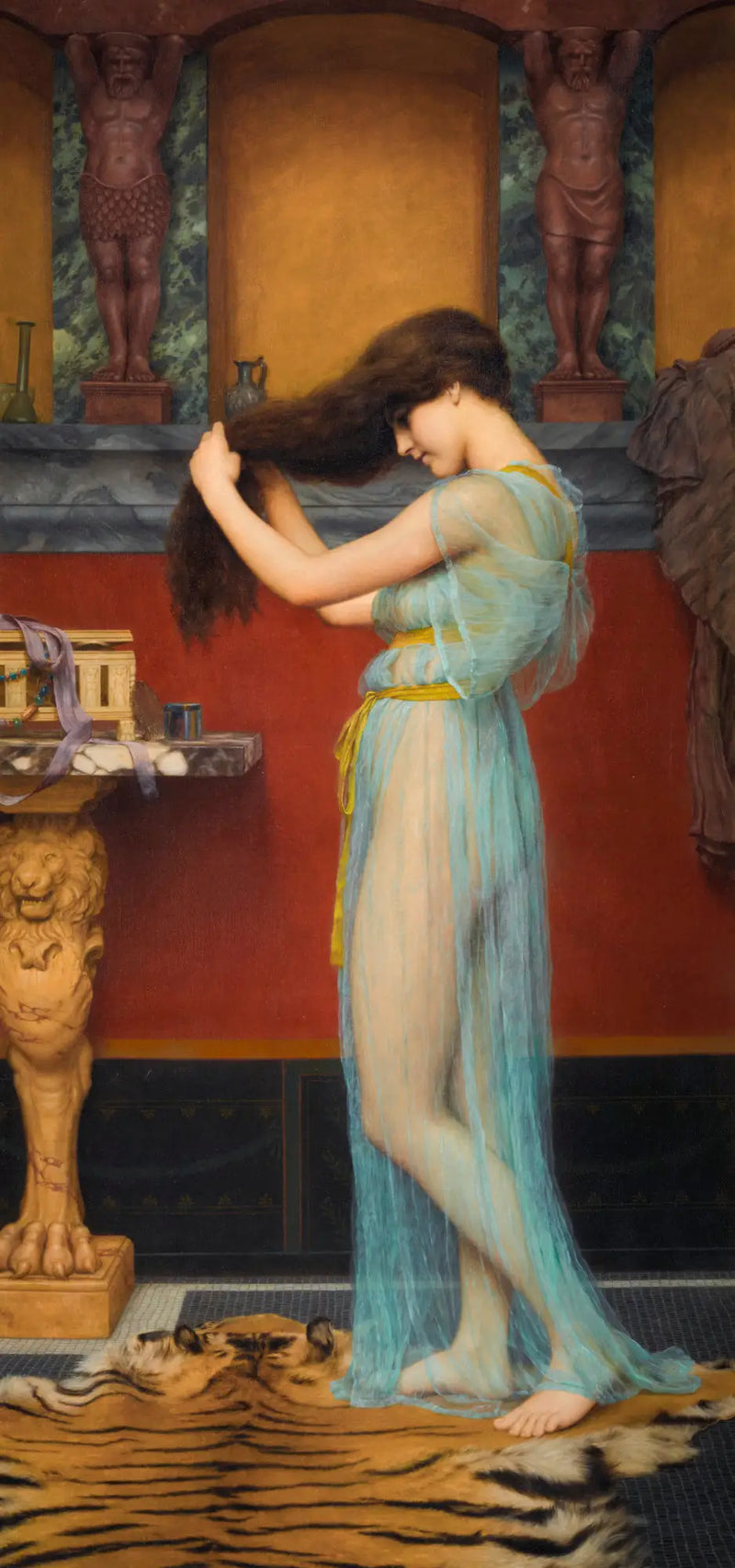 Banyo Hazırlığı - John William Godward
