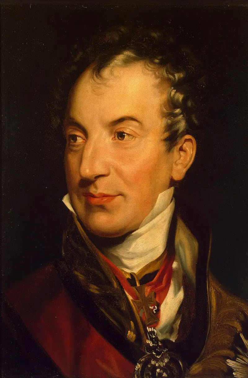 Prens Klemens Wenzel Lothar von Metternich Portresi (1773-1859) - Thomas Lawrence