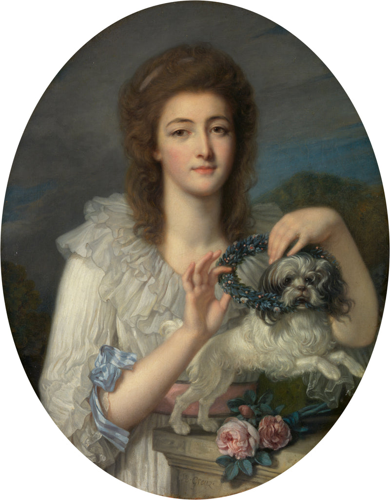 Prenses Varvara Nikolaïevna Gagarine (1762-1802) - Jean-Baptiste Greuze