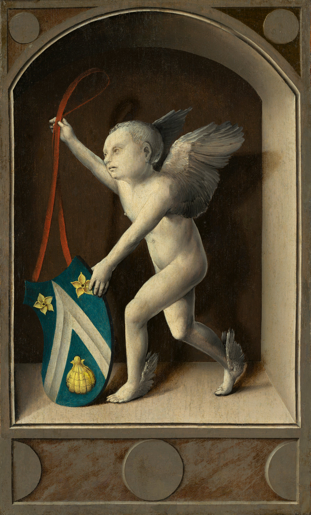 Putto aux armes de Jacques Coëne [revers] - Bernard van Orley