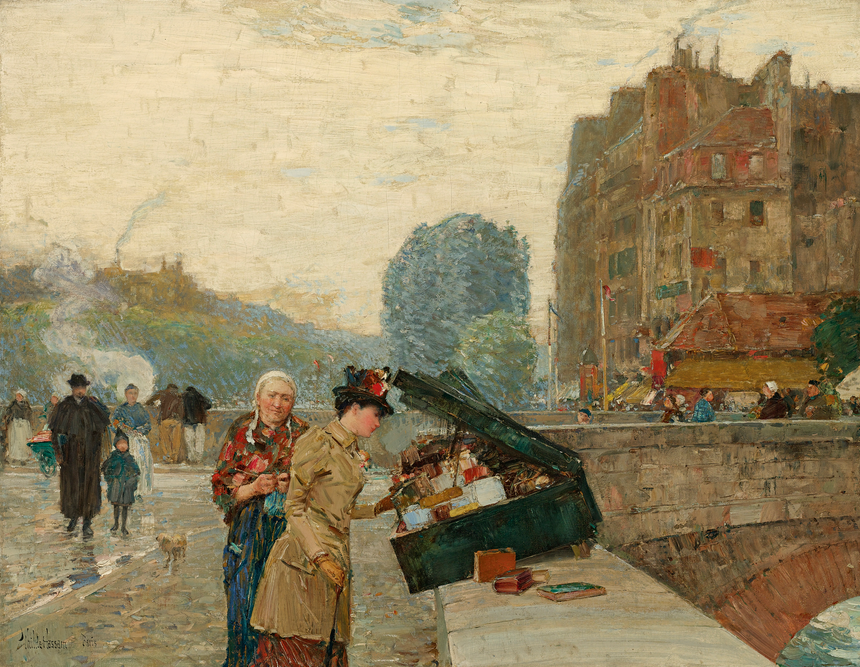 Quai Saint-Michel - Childe Hassam
