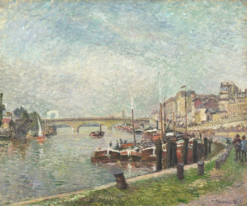 Napoléon İskelesi, Rouen - Camille Pissarro