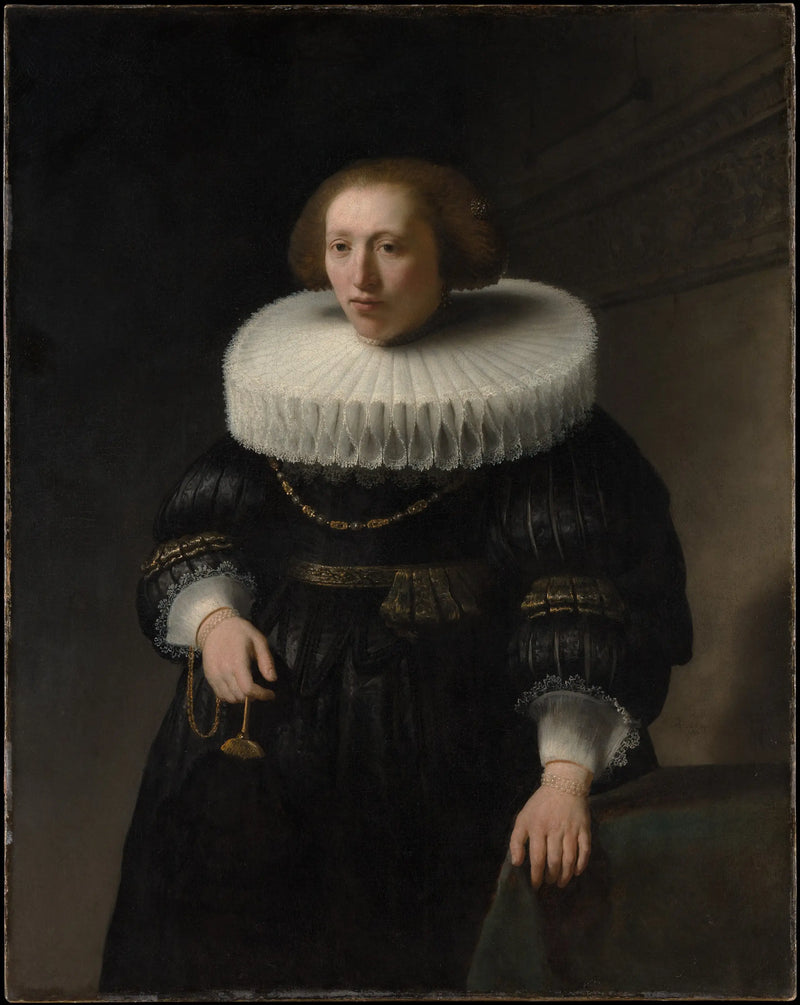 Bir kadının portresi, muhtemelen Van Beresteyn ailesinden bir üye - Rembrandt