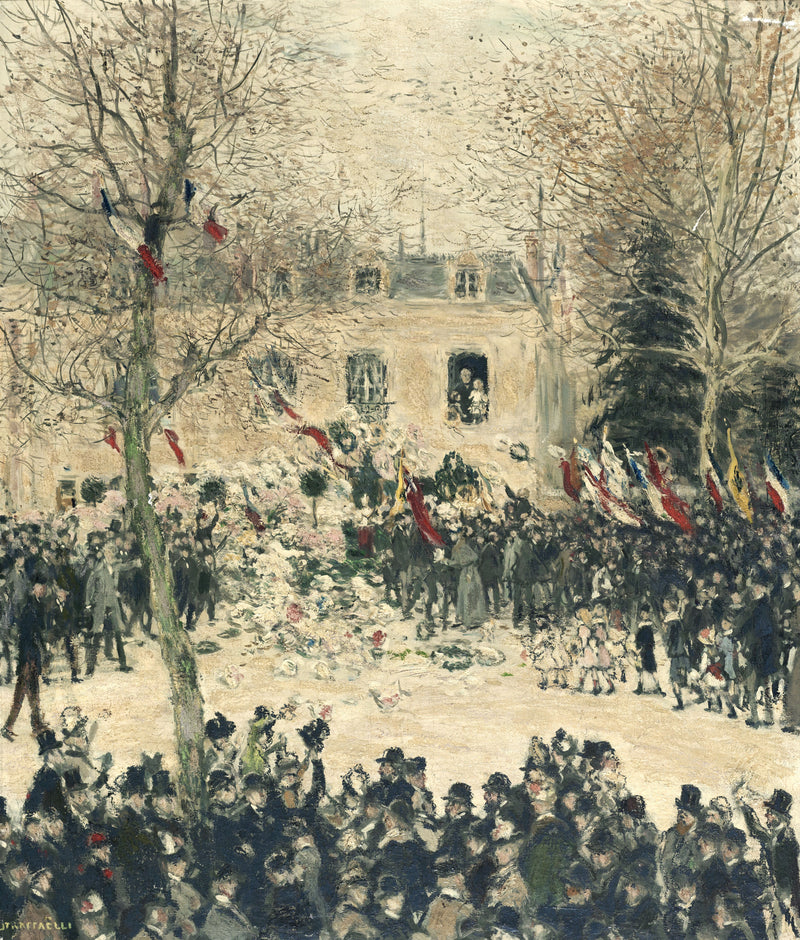 La fête des quatre-vingts ans de Victor Hugo - Jean-François Raffaëlli