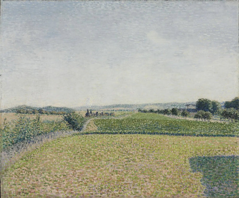 Dieppe'ye Demiryolu - Camille Pissarro