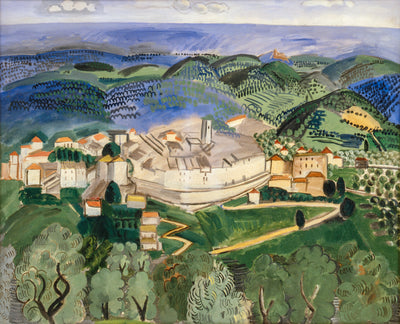 Landscape near Vence in Provence - Raoul Dufy