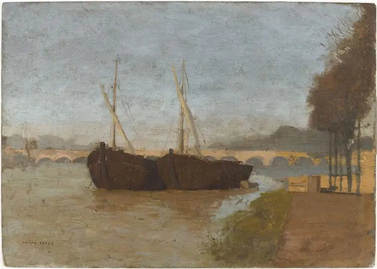 Bordeaux'daki Rıhtımlar - Odilon Redon