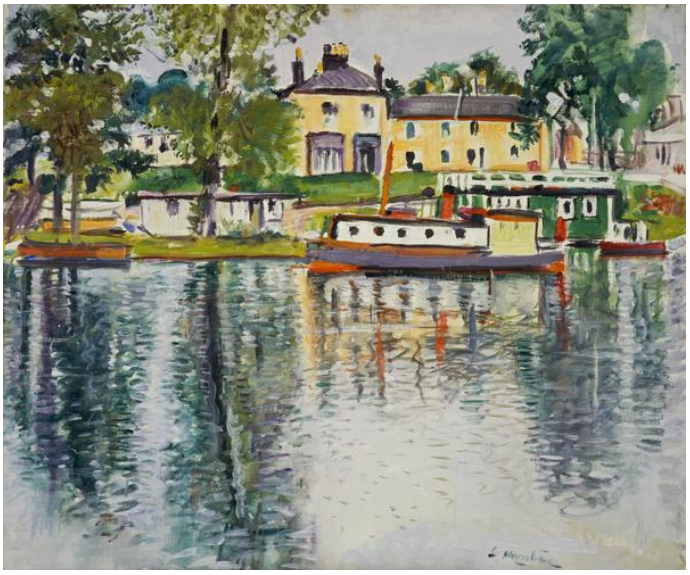 Reflets à Balloch - Leslie Hunter