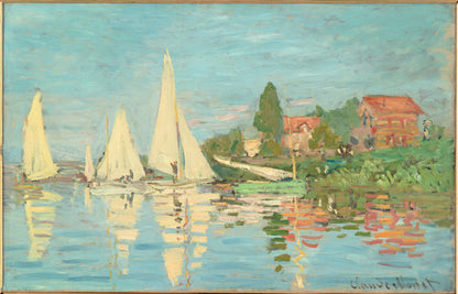 🎨 Argenteuil'de Yelken Yarışları – Claude Monet, yaklaşık 1874