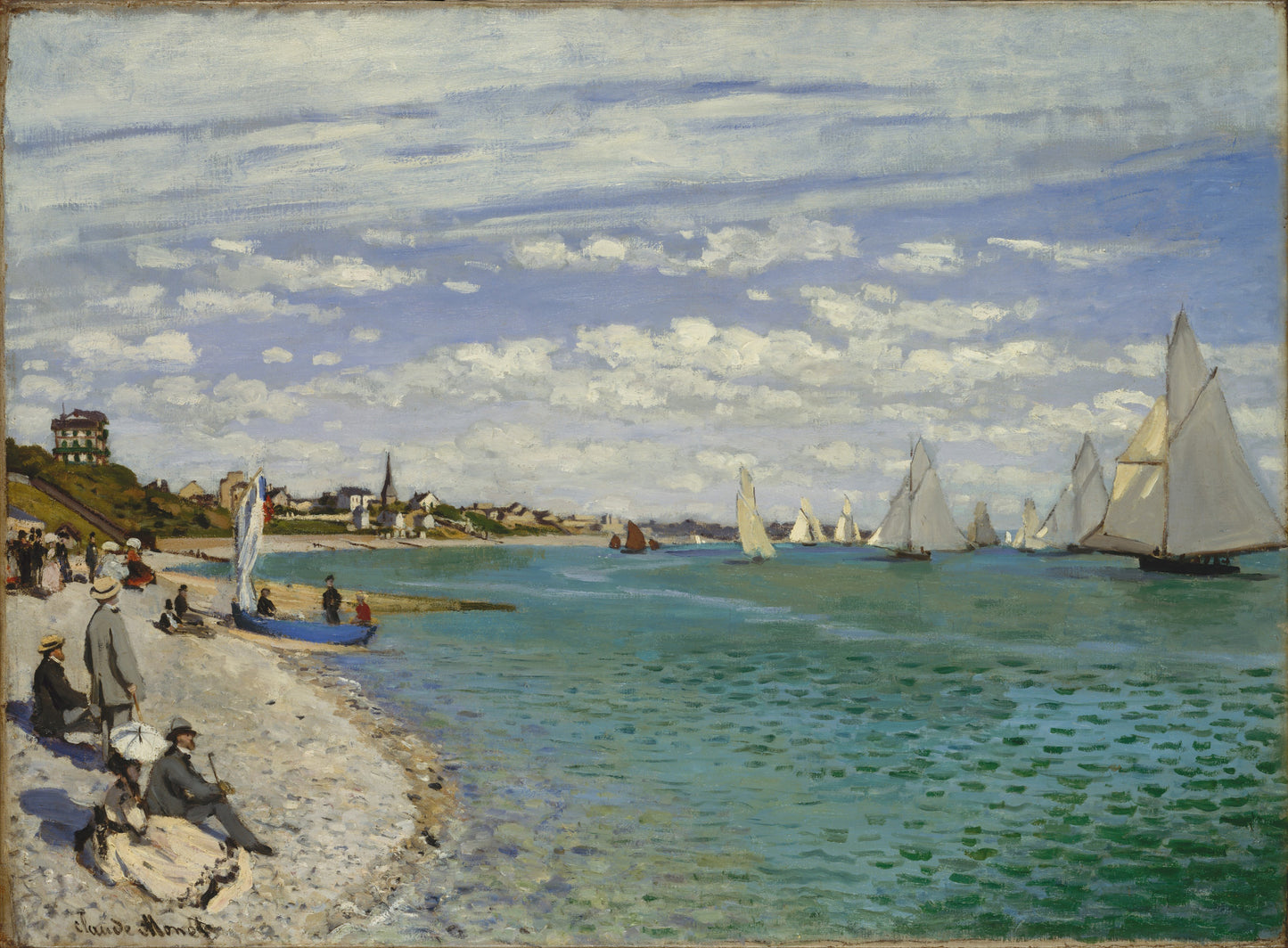 ⛵ Sainte-Adresse'de Yelken Yarışları – Claude Monet (1867)