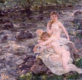 Yüzücüler - Robert Lewis Reid