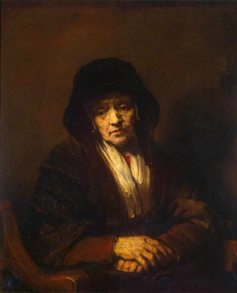 Yaşlı Bir Kadının Portresi - Rembrandt