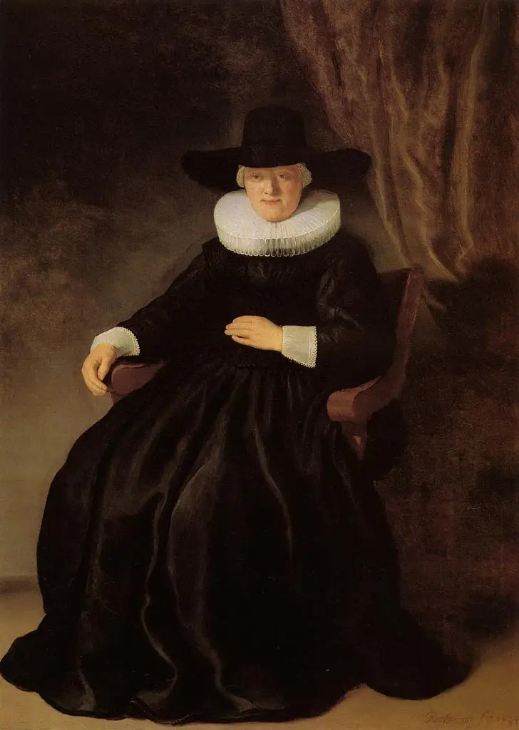 Maria Bockenolle Portresi - Rembrandt