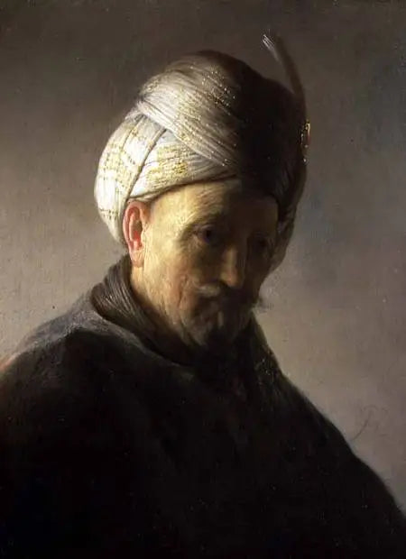 Sarık takan adam büstü - Rembrandt