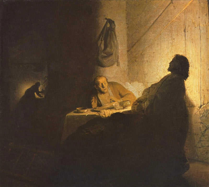Emmaus Yolcuları - Rembrandt