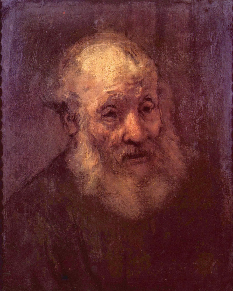 Yaşlı bir sakallı adam portresi - Rembrandt