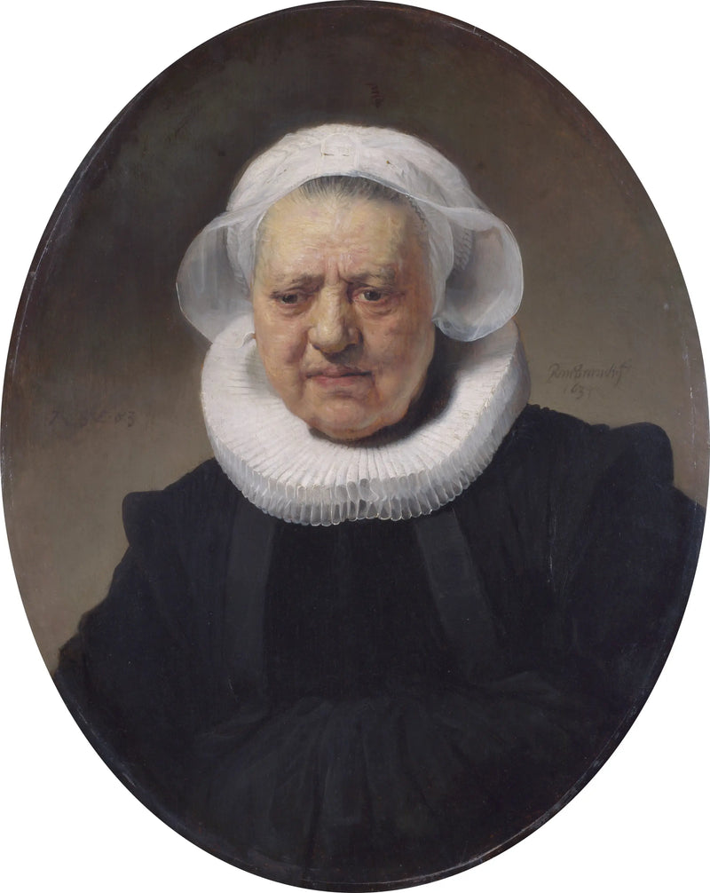83 yaşında bir kadının portresi (belki Aechje Claesdr, Dirck Jansz Pesser'in annesi) - Rembrandt