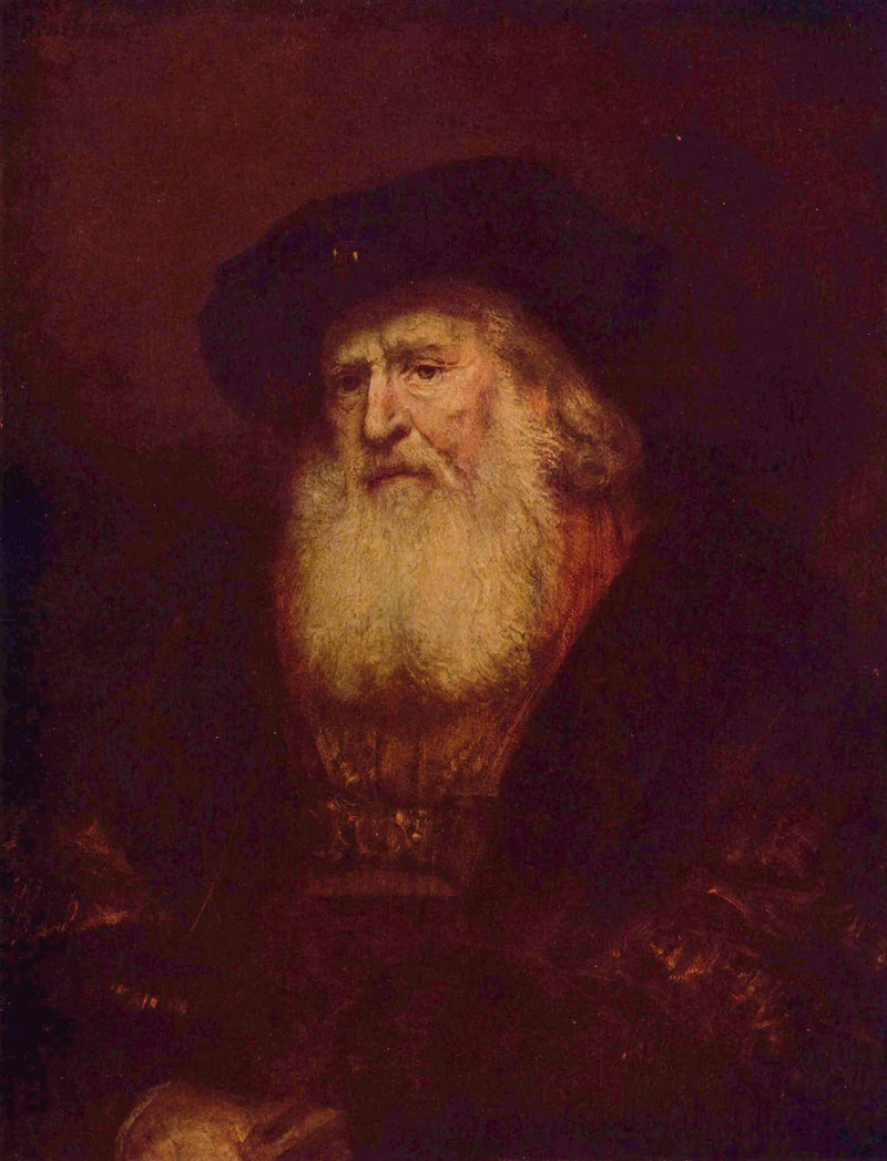 Yaşlı bir sakallı adam portresi - Rembrandt