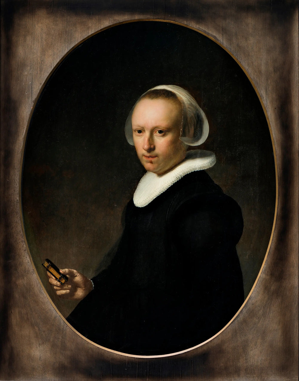 Reproduction du tableau « Portrait d'une femme de 39 ans - Rembrandt » par Alpha Reproduction en peinture à l’huile