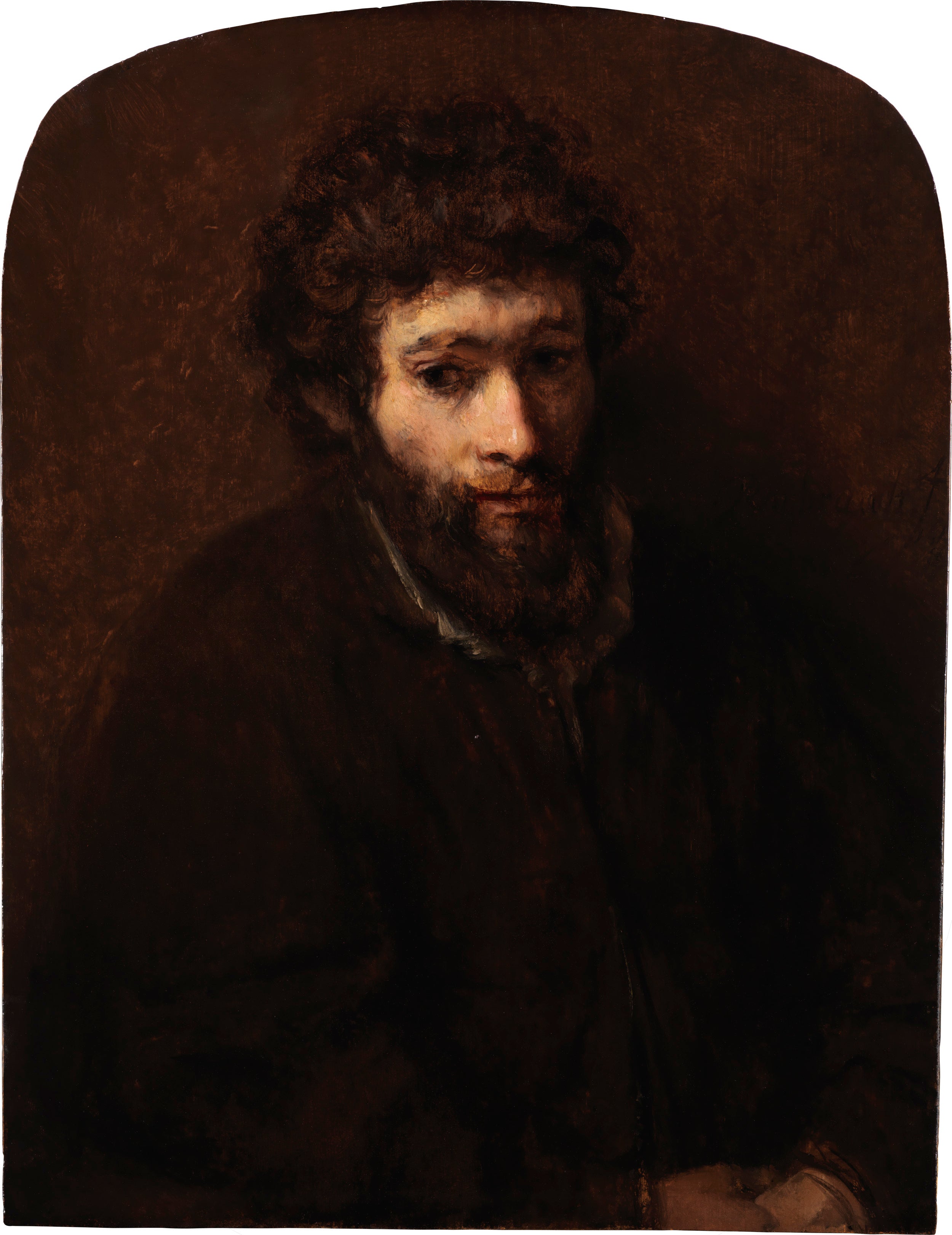 Reproduction du tableau « Portrait d'un jeune homme - Rembrandt » par Alpha Reproduction en peinture à l’huile
