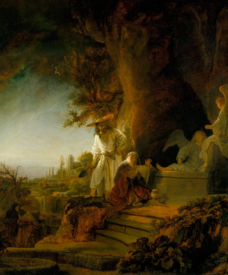 Bahçıvan olarak Meryem Magdalalı'ya Görünen Mesih - Rembrandt
