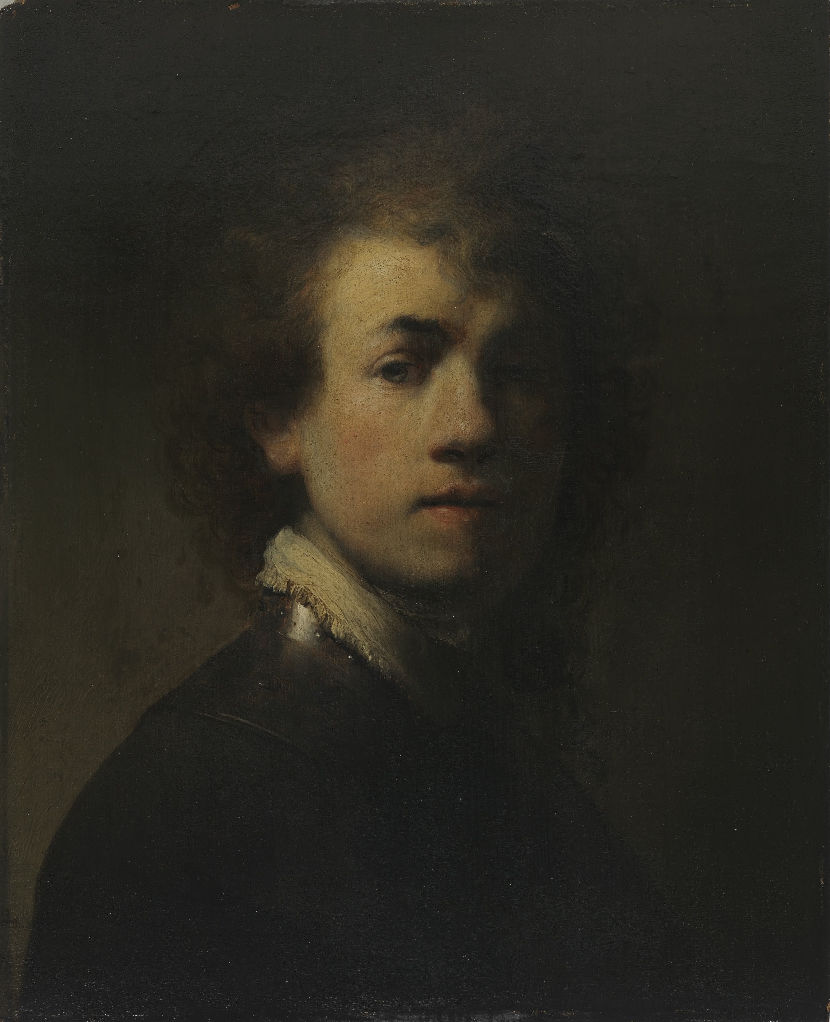 Reproduction du tableau « Autoportrait avec un gorgerin - Rembrandt » par Alpha Reproduction en peinture à l’huile