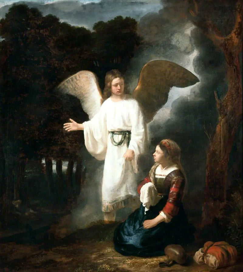 Agar'a Görünen Melek - Rembrandt