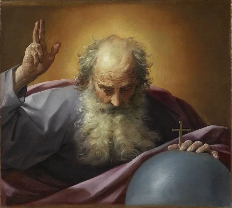Ebedi Baba Dünyayı kutsuyor - Guido Reni