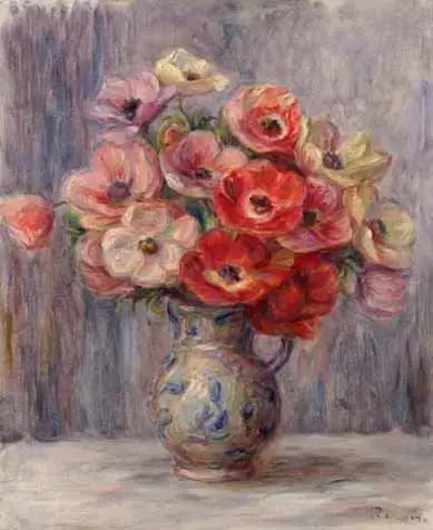 Anemonlar - Pierre-Auguste Renoir