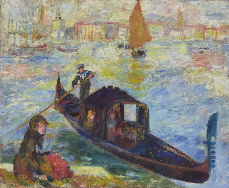 Gondol, Venedik - Pierre-Auguste Renoir