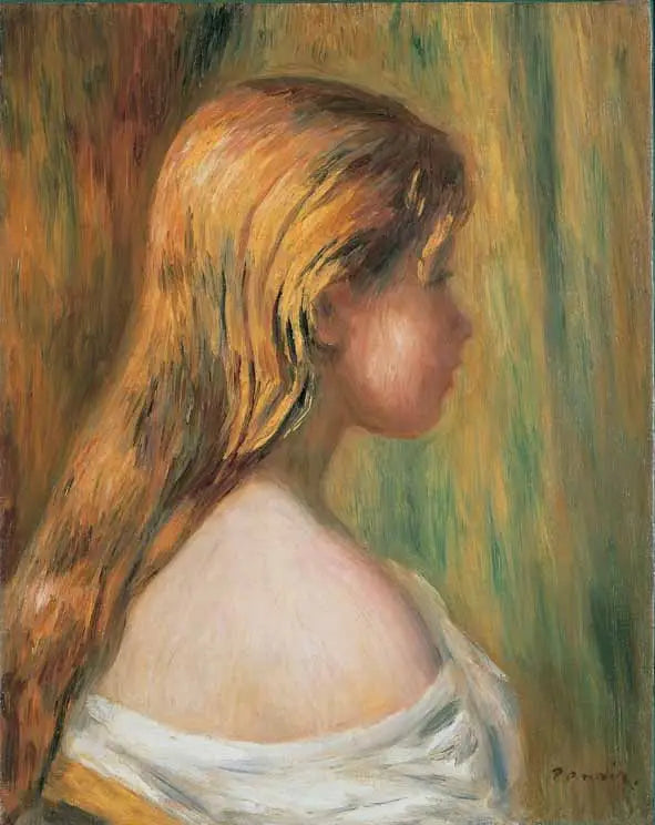 Genç Kızın Başlığı - Pierre-Auguste Renoir
