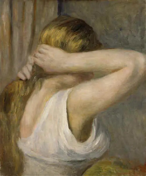 Kolları Havada Genç Kız - Pierre-Auguste Renoir