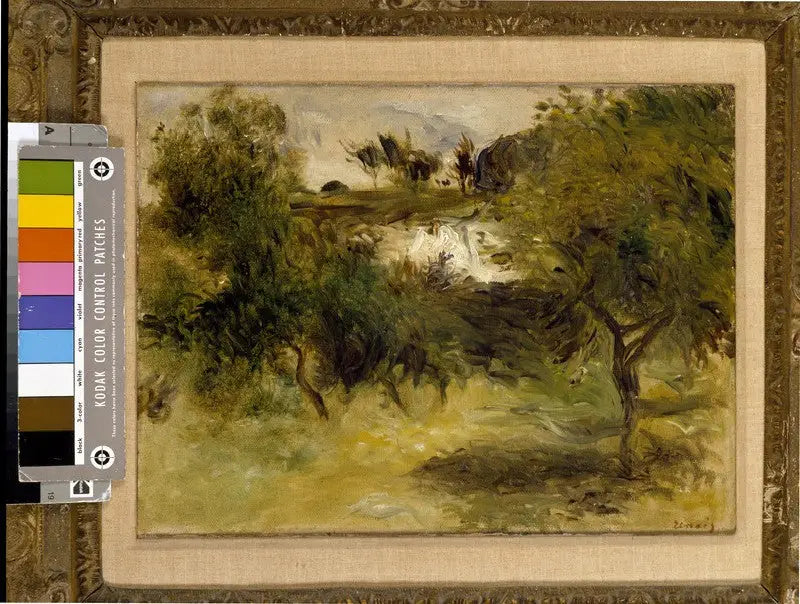 Ağaçlı Manzara - Pierre-Auguste Renoir