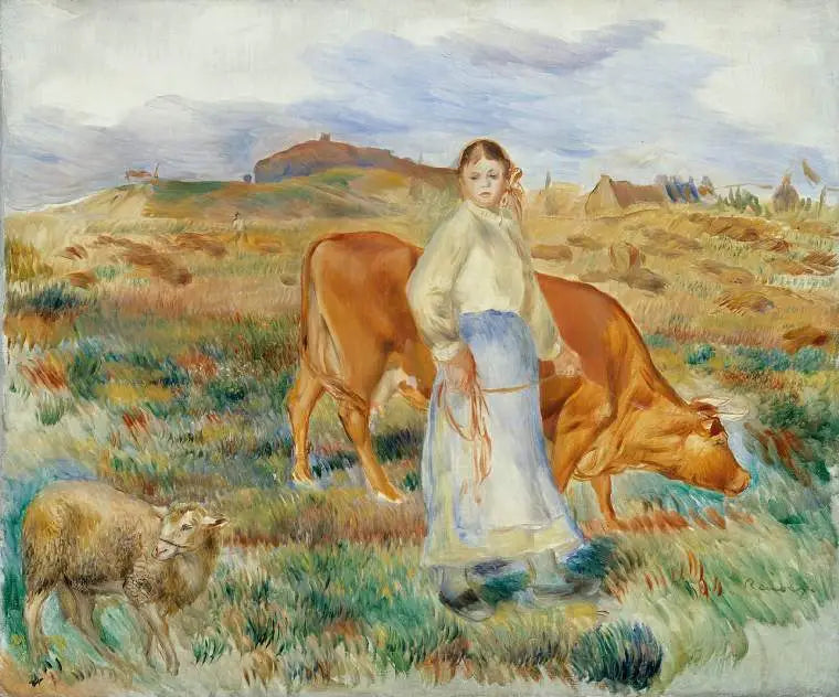 Reproduction du tableau « Le retour des champs - Pierre-Auguste Renoir » par Alpha Reproduction en peinture à l’huile