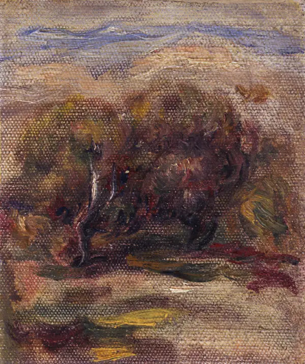 Cagnes-sur-Mer'deki Zeytin Ağaçları - Pierre-Auguste Renoir
