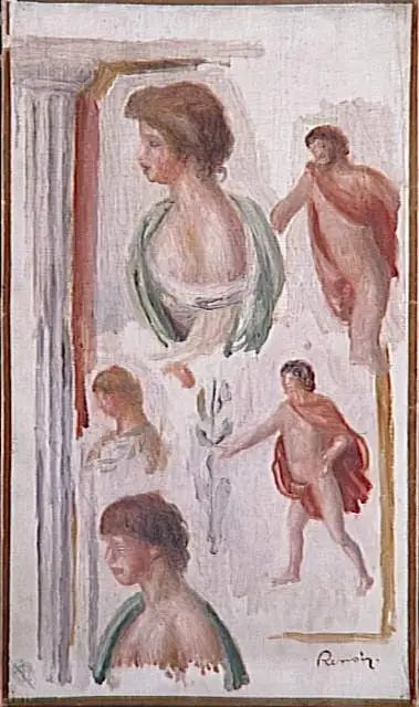 Mitoloji, antik trajedi karakterleri - Pierre-Auguste Renoir