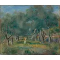 Reproduction du tableau « Avenue des Oliviers - Pierre-Auguste Renoir » par Alpha Reproduction en peinture à l’huile