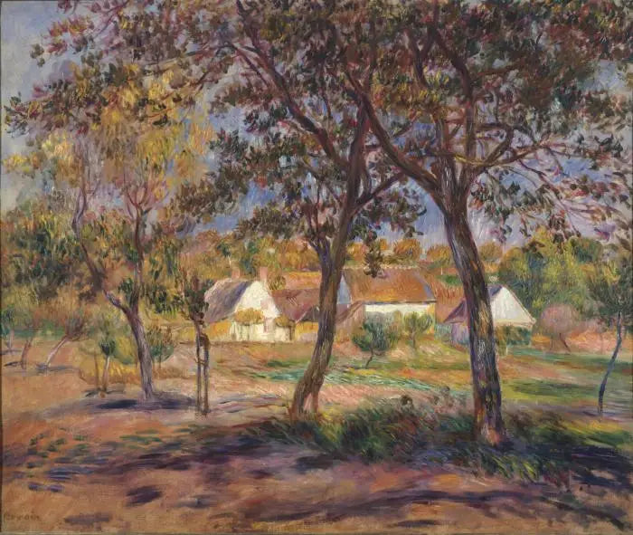 Reproduction du tableau « Aux alentours de Pont-Aven - Pierre-Auguste Renoir » par Alpha Reproduction en peinture à l’huile