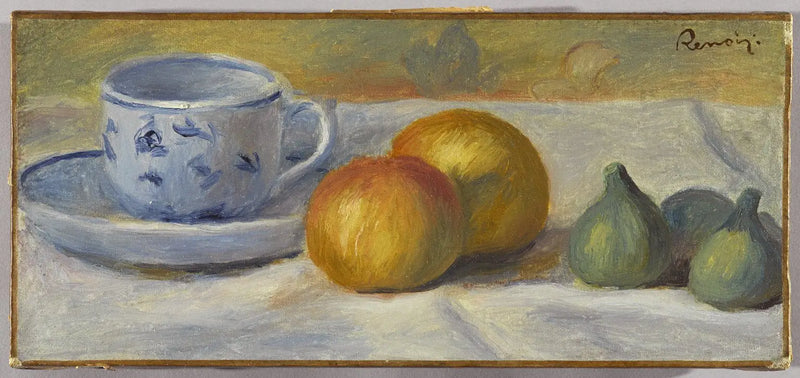 Mavi fincanlı natürmort - Pierre-Auguste Renoir