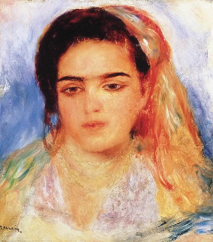 Cezayirli Genç Kız - Pierre-Auguste Renoir