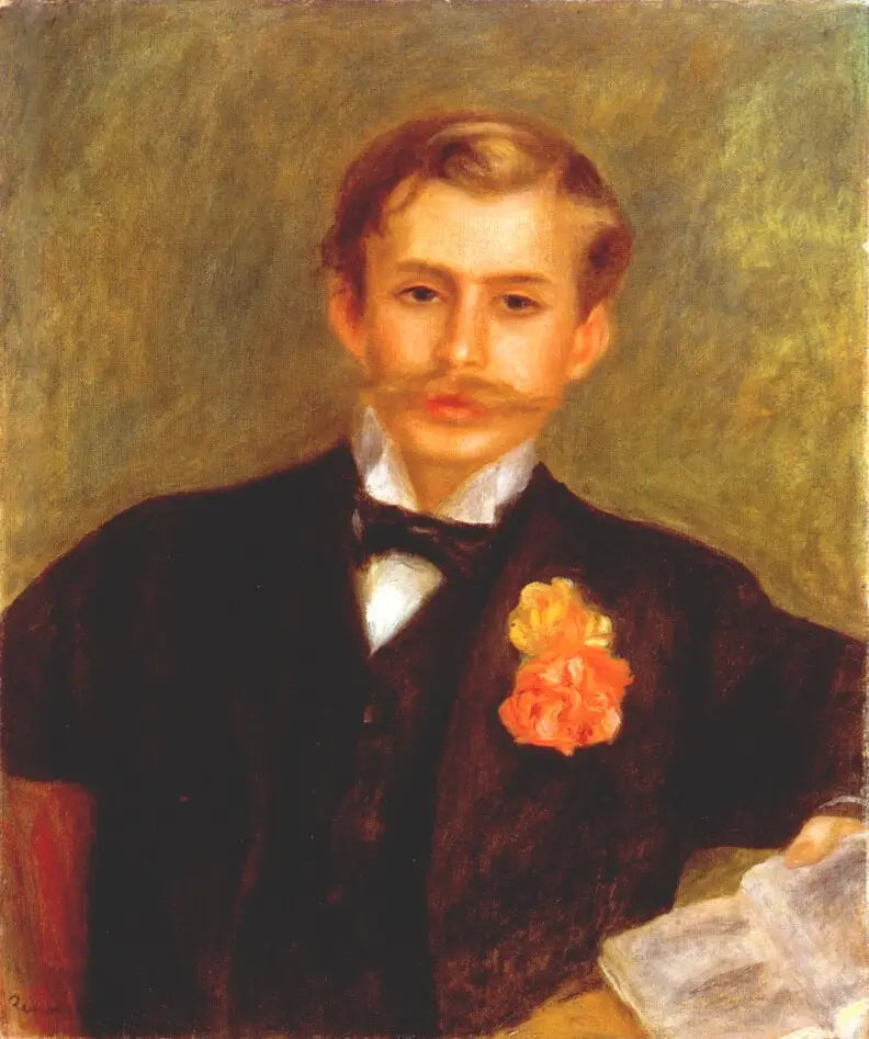Karanfil ile Genç Adam - Pierre-Auguste Renoir
